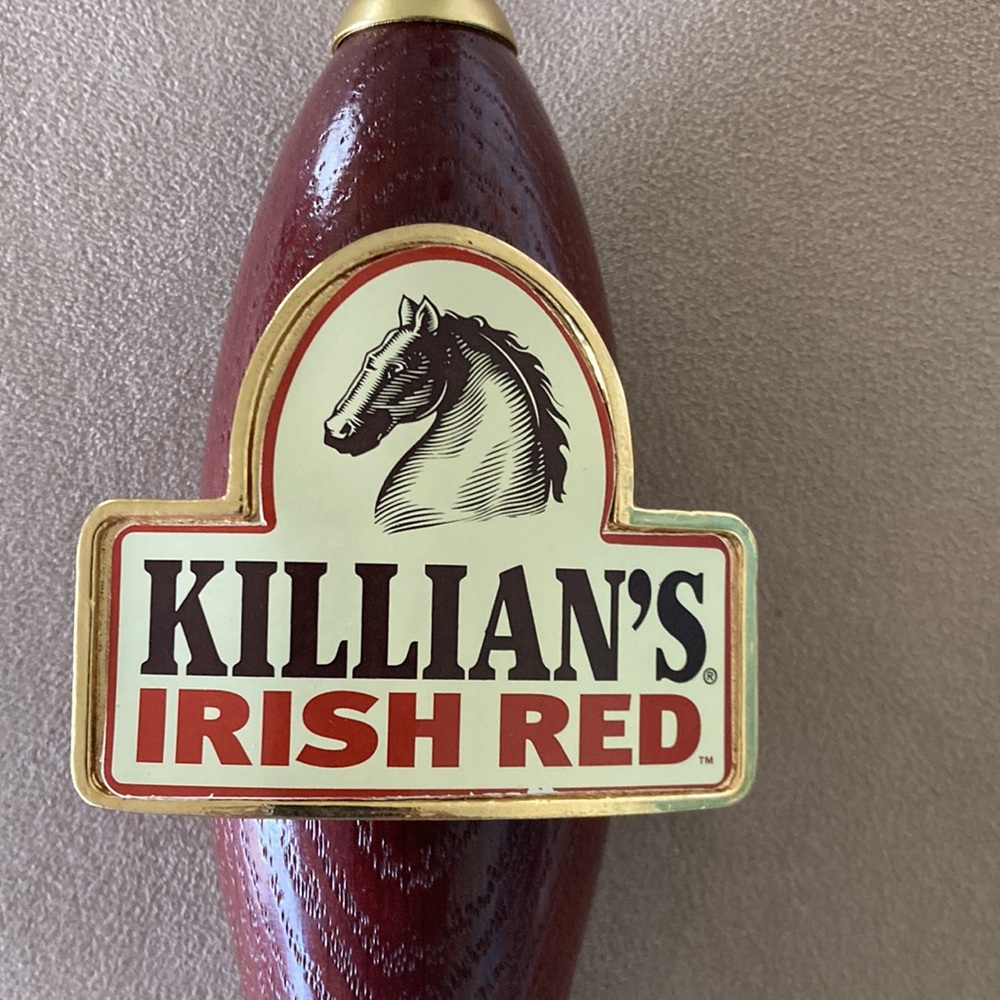 Vintage Killian’s beer tap handle